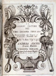 Frontispice of Il musico testore av Zaccaria Tevo