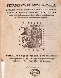Gyllene ålderns frontispice av Stephanus Aureus
