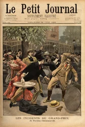 Allmän kamp vid Longchamp Grand Prix-tävlingarna, vars ursprung beror på uttalandena från Charles Dupuy (1851-1923), inrikesminister och religiösa frågor, som upphetsade de nuvarande medborgarna genom att få dem att tro att hot mot republiken (