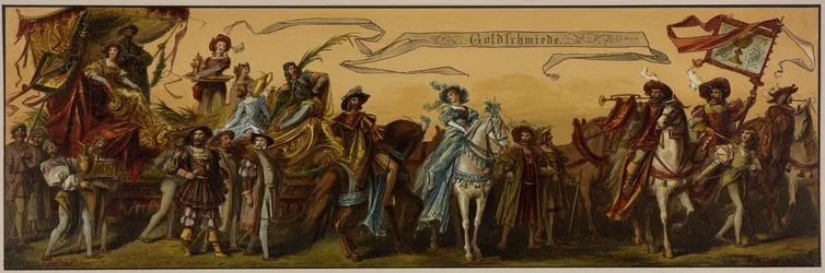 Hans Makarts procession genom staden Wien