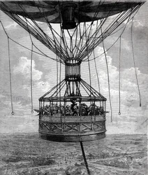 Henry Giffards ballong i fångenskap 1878.