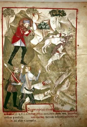 Jakt (miniatyr, 1300-talet)
