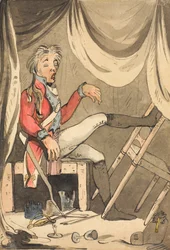 ”Om någon man säger att jag är full på vakt - förbannat, då ska jag tillmötesgå honom med en spark - förbannat”, 1796