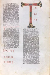 Incipit av Tobias bok