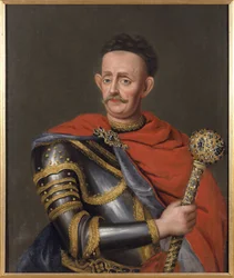 Jan Kazimierz Sapieha, grand hetman de Lituanie - Jan Kazimierz Sapieha the Younger (1637-1720), Grand Hetman of Litauen, Anonym. Olja på duk. Mått: 88 x 73,5 cm. Nationalmuseum Stockholm