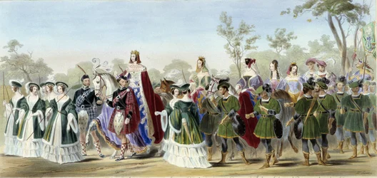 Jane Georgina, Lady Seymour - i "" Knight of England" av J. Whatman, red. T. M
