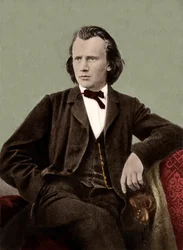 Johannes Brahms (1833-1897), tysk kompositör -