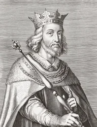 Kung Ferdinand I av Portugal. Porträtt.