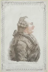 Kung av Frankrike Ludvig XVI (tryck)