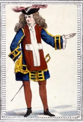 Riddare av Malta. Gravyr sd. 1700-talet.