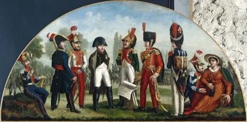 Austerlitz kölvatten. Vinhandlarskylt, mellan 1800 och 1815 (skylt)