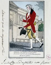Louvren: estetisk kritiker av Louvren. 1700-talsgravyr.