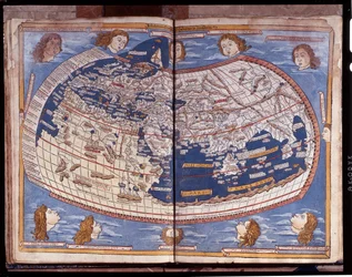 Ptolemaios karta, utgiven 1482.