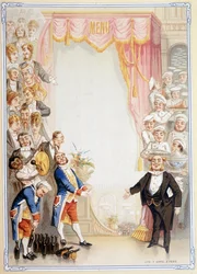 Meny tom - kromolitografi, sent 1800-tal