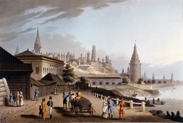 Moskva, Kreml. 1800-talsillustration.