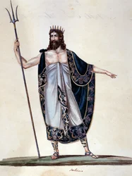 Neptunus - akvarell