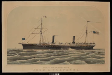 Pacific Mail Steam Ship Companys ångare John L Stephens