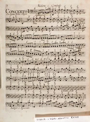 Sida med partitur av The Harmonic Star, Op 3 (Harmonic Inspiration) av Antonio Vivaldi