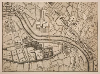 Plan av Richmond, Syon och Kew