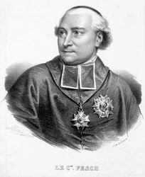 Porträtt av kardinal Joseph Fesch, farbror till Napoleon Bonaparte (1763-1839).