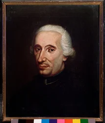Porträtt av Carlo Zanolini (1725-?) italiensk organist Anonym målning. 1700-talet. Bologna, Civico Museo