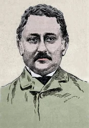 Porträtt av Cecil John Rhodes (1853-1902) brittisk affärsman och kolonialadministratör.