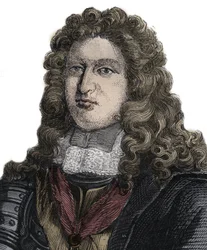 Porträtt av Charles Auguste de La Fare Comte de Laugères (1644-1712), fransk poet