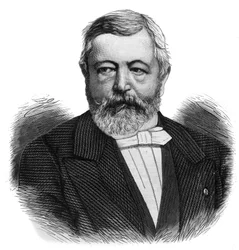 Porträtt av Charles de Kerchove av Denterghem (1819-1882) belgisk ingenjör och liberal politiker
