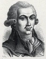 Porträtt av Elie Guadet (1758-1794), fransk revolutionär.