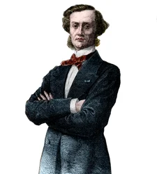 Porträtt av Ernest Pinard (1822-1909), fransk politiker, inrikesminister (1868).