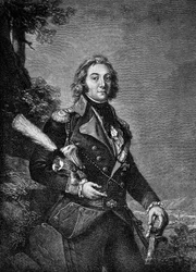 Porträtt av Felix Schwarzenberg, Prince Zu (1800 - 1852), österrikisk politiker.