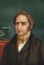Porträtt av Francis Arago. (1786-1853). ur "Science and its Men" av Louis Figuier. Barcelona 1881