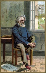Porträtt av Frédéric Sauvage (1786 - 1857), fransk uppfinnare.