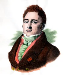 Porträtt av Jacques Laffite