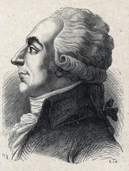 Porträtt av Jean-Baptiste (Jean Baptiste) Cloots dit Anacharsis Klootz (eller Clootz