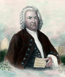 Porträtt av Jean Sebastien Bach (Johann Sebastian Bach