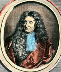 Porträtt av Jean de La Fontaine