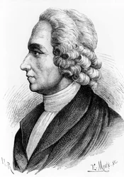 Porträtt av Joseph Priestley (1733 - 1804), brittisk kemist och teolog. Gravyr av 1800-talet.