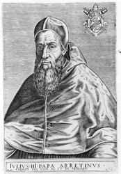 Porträtt av Jules III (1487 - 1555).