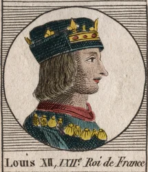 Porträtt av kung Ludvig XII