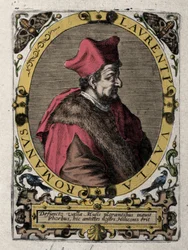 Porträtt av Laurentius Valla de Lorenzo della Vale