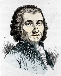 Porträtt av Luigi Boccherini. (1743 - 1805). italiensk kompositör.