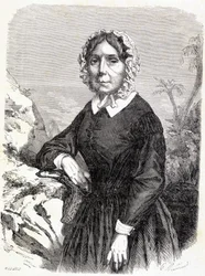 Porträtt av Madame Ida Pfeiffer (1798-1858), österrikisk resenär.