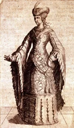 Porträtt av Margarita av Österrike (1480-1530), dotter till Maximilian I.