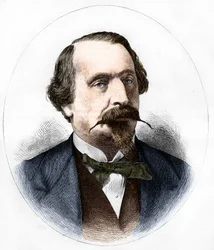 Porträtt av Napoleon III (1808-1873), fransmännens kejsare.