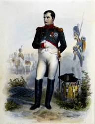 Porträtt av Napoleon Ier. Gravyr av 1800-talet.