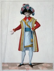 Porträtt av Paul Barras (1755-1829), ledamot av direktionen.
