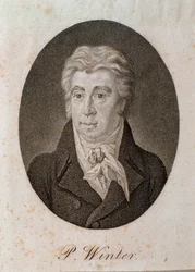 Porträtt av Peter Winter (gravyr
