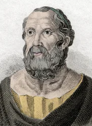 Porträtt av Platon (428-348 f.Kr.), filosof från det antika Grekland.