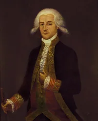 Porträtt av den spanske sjömannen och militären Federico Carlos Gravina (1756-1836), sent 1700-tal - 1800-tal (olja på duk)